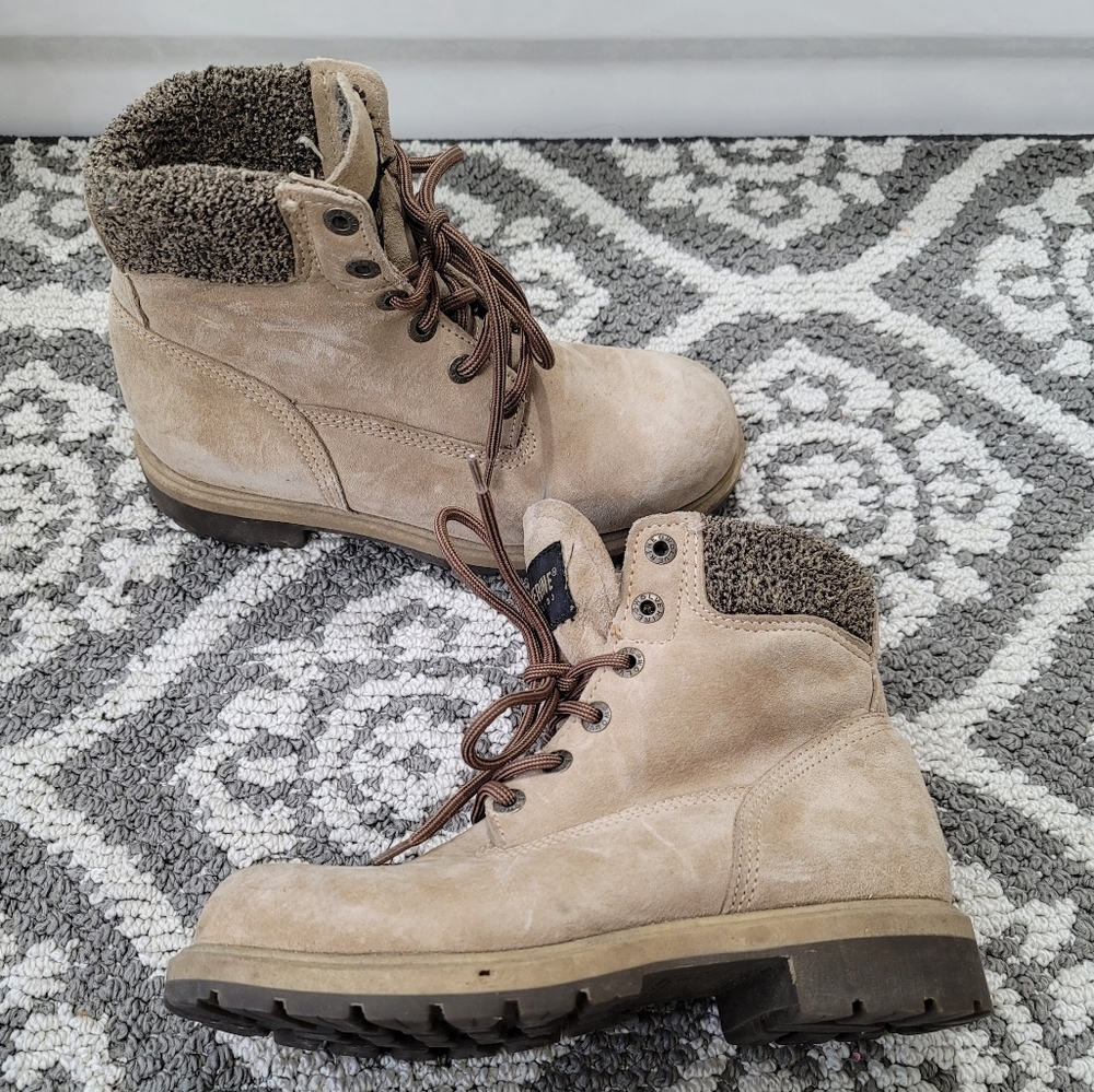 Wolverine Taupe Hiking Work Boot Size 6.5 - image 2
